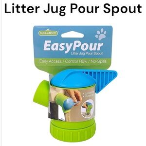 NWT Duke-N-Boots EasyPour Cat Litter Pour Spout - Mess-Free Litter Dispenser